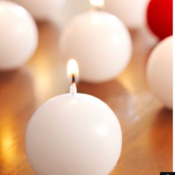 Pottery Barn Sphere Candles